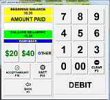 Debit Card payments with CompuReg Software